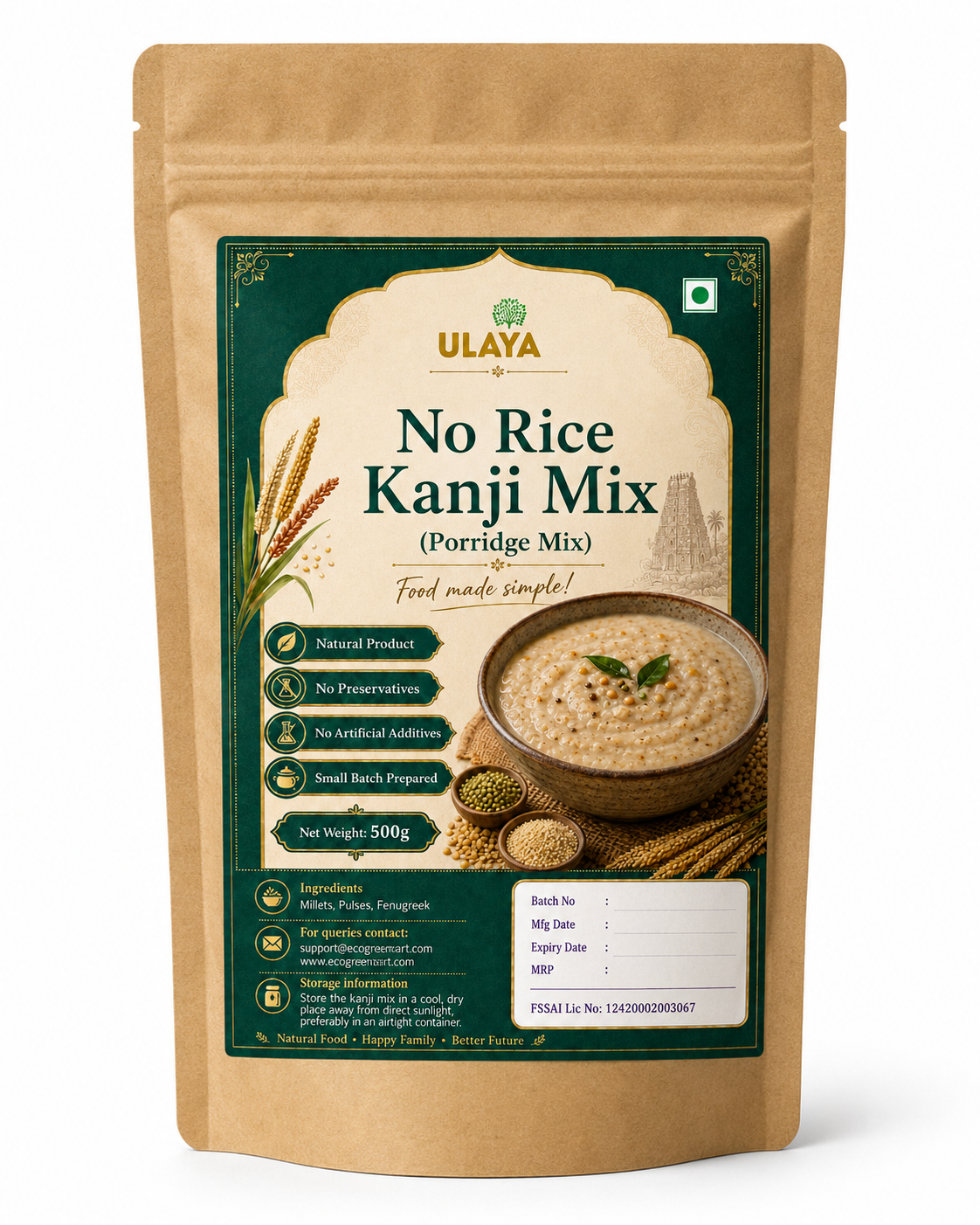 No Rice Kanji Mix - Porridge Mix